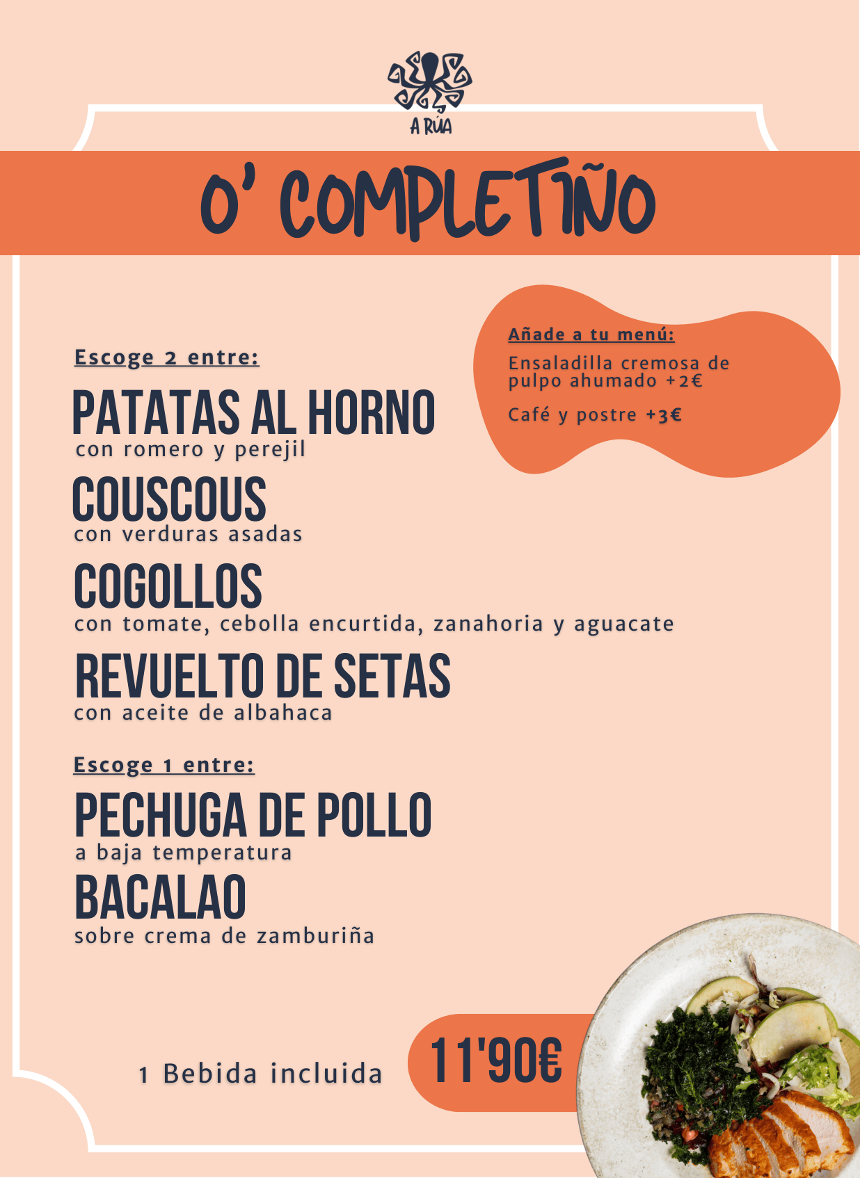 a rúa menú 27 de julio de 2026